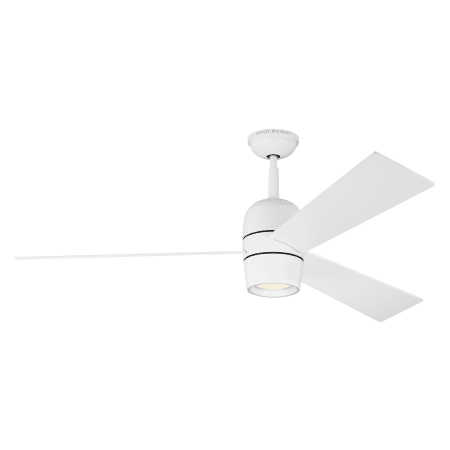 Visual Comfort Alba 60 60" 3 Blade LED Indoor Ceiling Fan with Remote Control Matte White