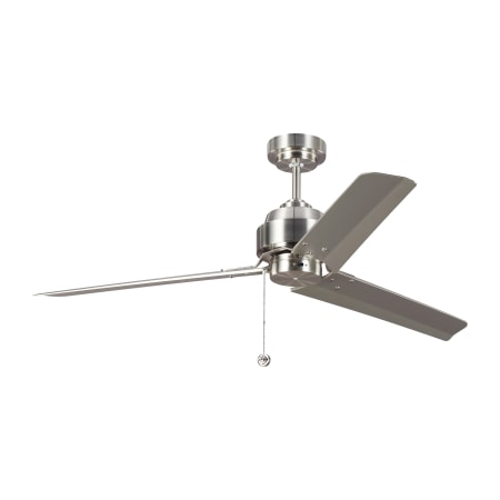 Visual Comfort Arcade 54 54" 3 Blade Indoor Ceiling Fan Brushed Steel