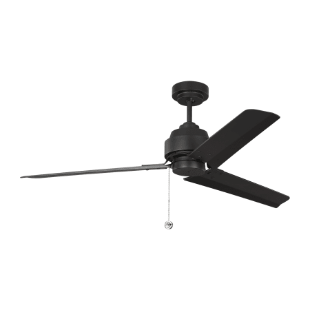 Visual Comfort Arcade 54 54" 3 Blade Indoor Ceiling Fan Midnight Black