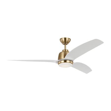 Visual Comfort Avila 60" 3 Blade Indoor LED Ceiling Fan with Remote Included Satin Brass