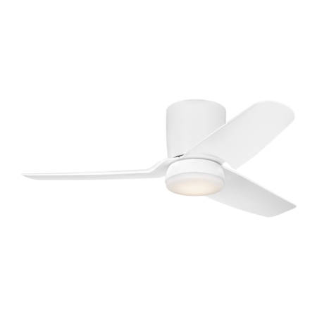 Visual Comfort Colgin 44" 3 Blade Indoor LED Ceiling Fan Matte White
