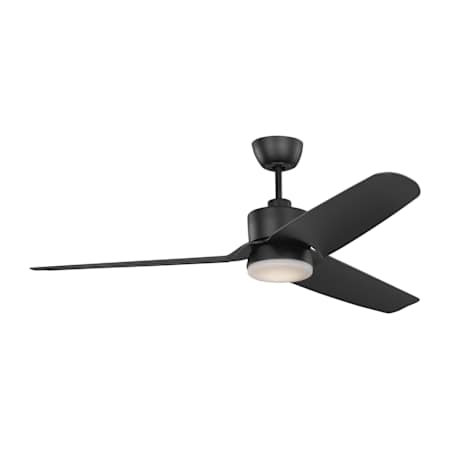 Visual Comfort Colgin 56" 3 Blade Indoor LED Ceiling Fan Midnight Black