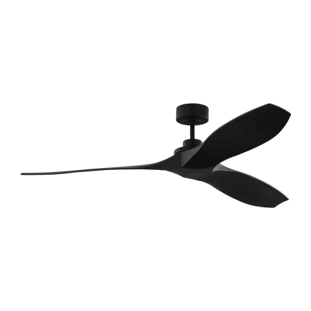 Visual Comfort Collins Coastal Smart 60" Ceiling Fan Midnight Black