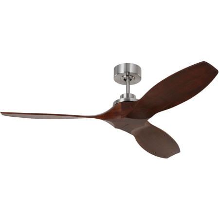 Visual Comfort Collins 52" 3 Blade Indoor Ceiling Fan Brushed Steel