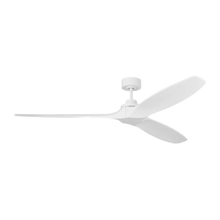 Visual Comfort Collins 70" 3 Blade Indoor Ceiling Fan Matte White