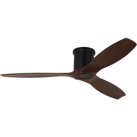 Visual Comfort Collins Smart 52" Hugger Ceiling Fan Midnight Black / Dark Walnut