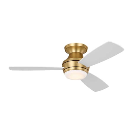 Visual Comfort Ikon 44 Hugger LED 44" 3 Blade Indoor LED Ceiling Fan Burnished Brass