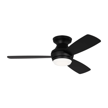 Visual Comfort Ikon 44 Hugger LED 44" 3 Blade Indoor LED Ceiling Fan Midnight Black