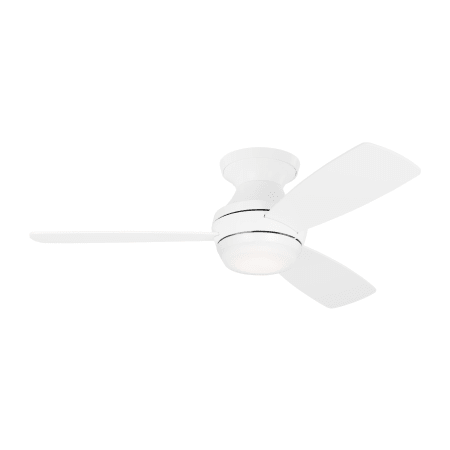 Visual Comfort Ikon 44 Hugger LED 44" 3 Blade Indoor LED Ceiling Fan Matte White