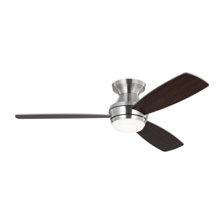Visual Comfort Ikon 52 Hugger LED 52" 3 Blade Indoor LED Ceiling Fan Brushed Steel