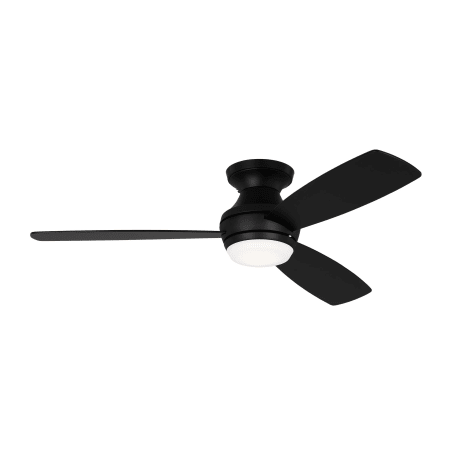 Visual Comfort Ikon 52 Hugger LED 52" 3 Blade Indoor LED Ceiling Fan Midnight Black