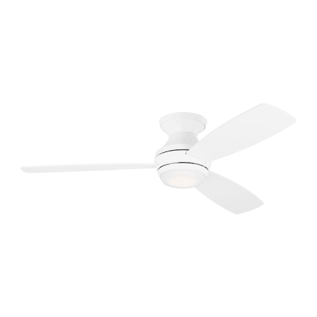 Visual Comfort Ikon 52 Hugger LED 52" 3 Blade Indoor LED Ceiling Fan Matte White