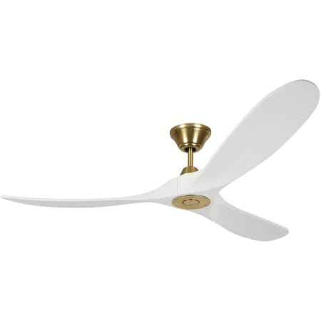 Visual Comfort Maverick 60" 3 Blade Indoor Ceiling Fan with Fan Blades and Remote Control Burnished Brass