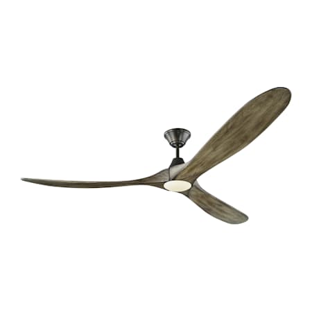 Visual Comfort Maverick Max LED 70" 3 Blade LED Indoor / Outdoor Ceiling Fan with Remote Control Included Aged Pewter