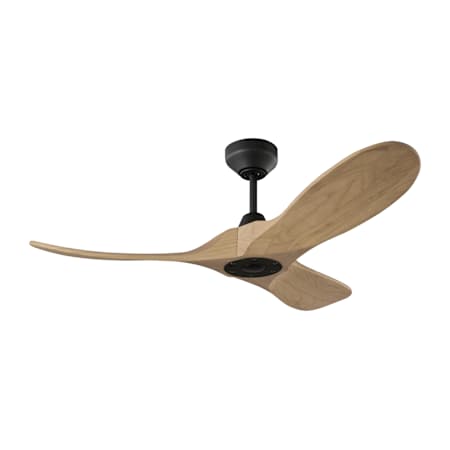 Visual Comfort Maverick 44" 3 Blade Indoor Ceiling Fan Midnight Black / Natural Honey