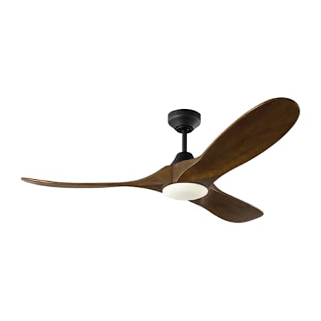 Visual Comfort Maverick 52" 3 Blade Indoor LED Ceiling Fan Midnight Black