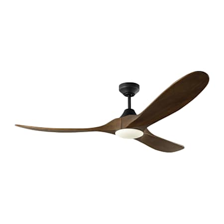 Visual Comfort Maverick 60" 3 Blade Indoor LED Ceiling Fan Midnight Black