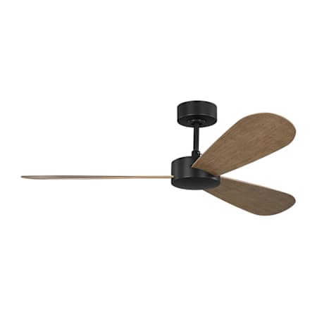 Visual Comfort Paddle 52" 3 Blade Indoor Ceiling Fan Midnight Black