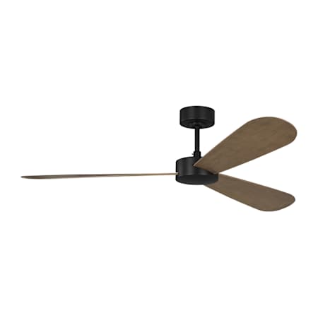 Visual Comfort Peel 52" 3 Blade Indoor Ceiling Fan Midnight Black