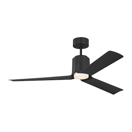 Visual Comfort Peel 52" 3 Blade Indoor LED Ceiling Fan Midnight Black