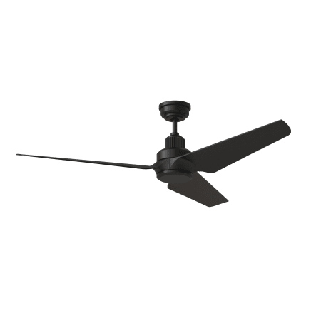 Visual Comfort Ruhlmann 52" 3 Blade Smart LED Indoor Ceiling Fan with Remote Control Midnight Black