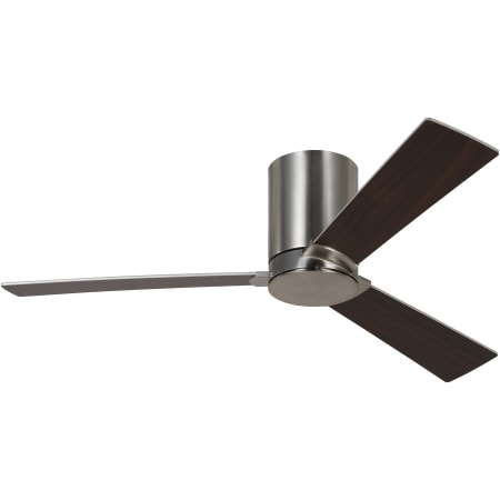 Visual Comfort Rozzen 44" 3 Blade Hugger Indoor Ceiling Fan Brushed Steel