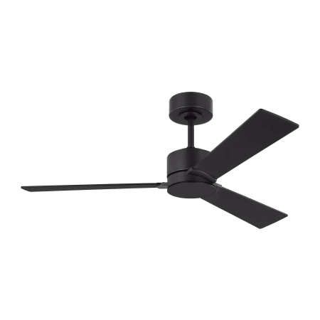 Visual Comfort Rozzen 44" 3 Blade Indoor Ceiling Fan Midnight Black
