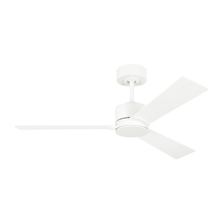 Visual Comfort Rozzen 44" 3 Blade Indoor Ceiling Fan Matte White