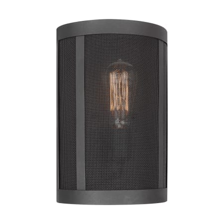 Visual Comfort Gereon 2 Light 12" Tall Bathroom Sconce Black
