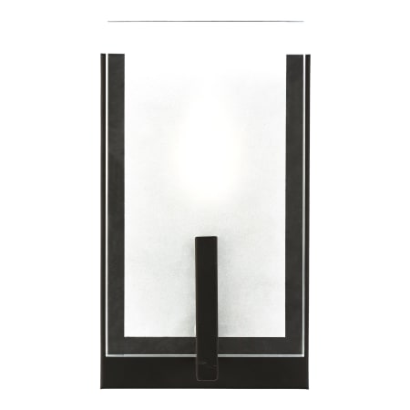 Visual Comfort Syll 9" Tall Bathroom Sconce Midnight Black