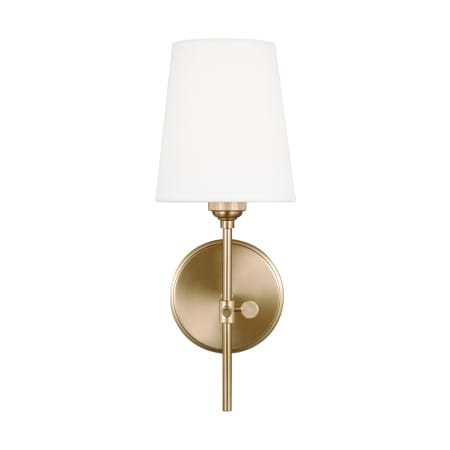 Visual Comfort Baker 14" Tall Bathroom Sconce Satin Brass