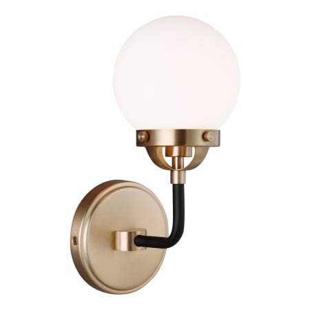 Visual Comfort Cafe 12" Tall Bathroom Sconce Satin Bronze