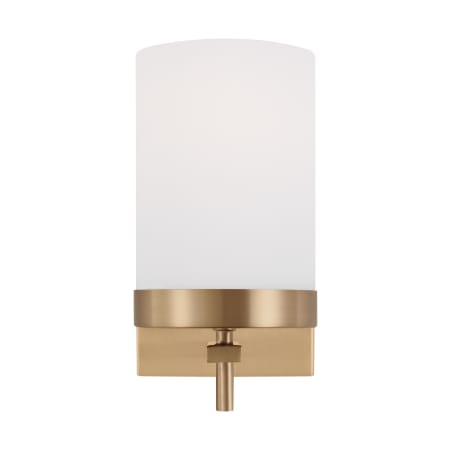 Visual Comfort Zire 8" Tall LED Bathroom Sconce Satin Brass