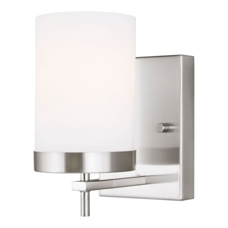 Visual Comfort Zire 8" Tall LED Bathroom Sconce Brushed Nickel