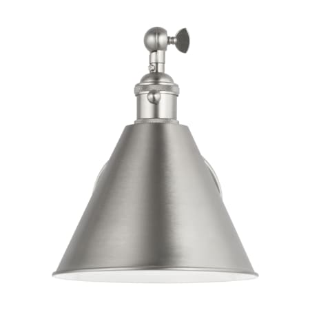 Visual Comfort Salem 11" Tall Bathroom Sconce Brushed Nickel