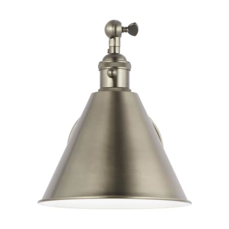 Visual Comfort Salem 11" Tall Bathroom Sconce Antique Brushed Nickel