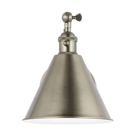 Visual Comfort Salem 11" Tall LED Bathroom Sconce - Bulb Included Antique Brushed Nickel