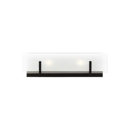 Visual Comfort Syll 2 Light 18" Wide Vanity Strip Midnight Black