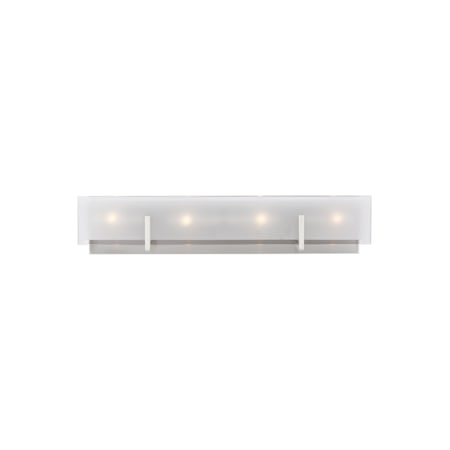 Visual Comfort Syll 4 Light 26" Wide LED Vanity Strip - Bulbs Included Brushed Nickel