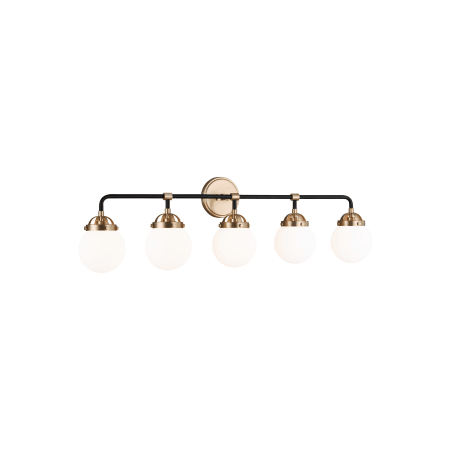 Visual Comfort Cafe 5 Light 38" Wide Bathroom Vanity Light Satin Bronze