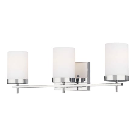 Visual Comfort Zire 3 Light 24" Wide Bathroom Vanity Light Chrome