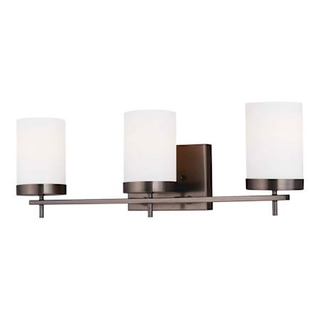 Visual Comfort Zire 3 Light 24" Wide LED Bathroom Vanity Light Brushed Oil Rubbed Bronze
