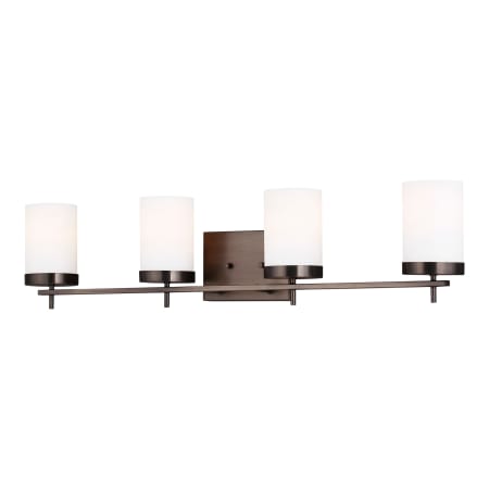 Visual Comfort Zire 4 Light 34" Wide Bathroom Vanity Light Brushed Oil Rubbed Bronze