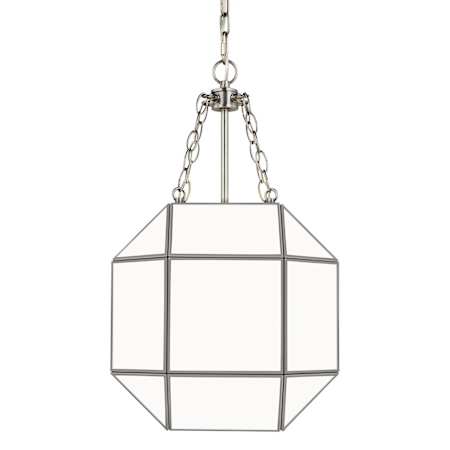 Visual Comfort Morrison 3 Light 14" Wide LED Pendant with Frosted Glass Shade - Bulbs Included Antique Brushed Nickel