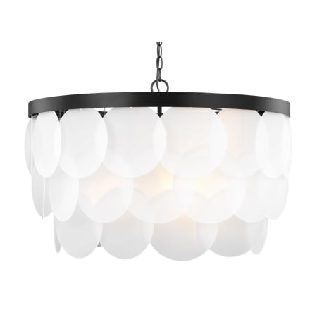 Visual Comfort Mellita 30" Wide Pendant Midnight Black