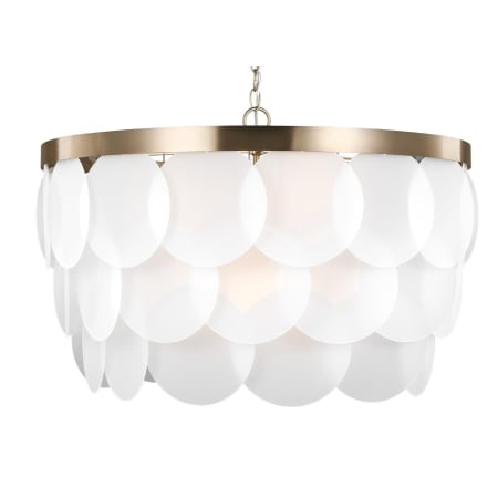Visual Comfort Mellita 30" Wide Pendant Satin Brass