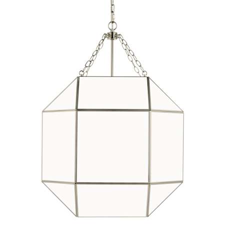 Visual Comfort Morrison 4 Light 23" Wide LED Pendant with Frosted Glass Shade - Bulbs Included Antique Brushed Nickel