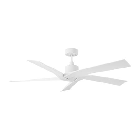 Visual Comfort Aspen Coastal 56" 5 Blade Outdoor Ceiling Fan Matte White