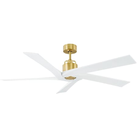 Visual Comfort Aspen 56" 5 Blade Indoor Ceiling Fan Burnished Brass