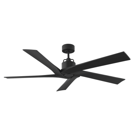 Visual Comfort Aspen 56" 5 Blade Indoor Ceiling Fan Midnight Black